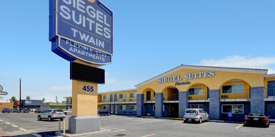 Siegel Suites E Twain Ave Las Vegas, NV affordable extended stay weekly & monthly rate apartments