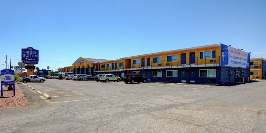 Siegel Suites E Twain Ave Las Vegas, NV affordable extended stay weekly & monthly rate apartments