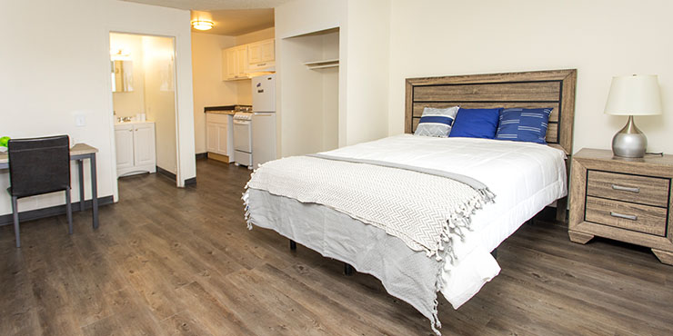 Siegel Suites 700 N Las Vegas Boulevard Las Vegas, NV 89101 affordable flexible stay apartments