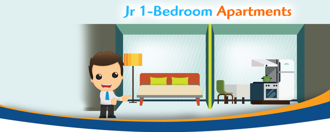 Siegel Suites low cost JR one bedroom apartments