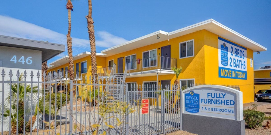 Siegel Suites E Twain Ave Las Vegas, NV affordable extended stay weekly & monthly rate apartments